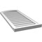 Ekena Millwork Arch Top Surface Mount PVC Gable Vent: Functional, w/ 2"W x 2"P Brickmould Sill Frame, 18"W x 40"H GVPAR18X4003SF - alternate 3